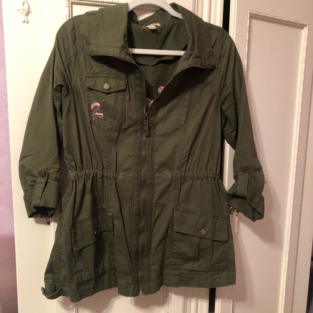 Green Utility jacket - large